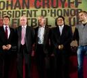 Cruyff fue investido como Presidente de Honor culé