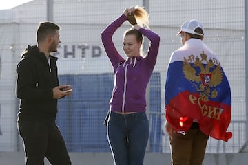 Belleza y color: las imágenes de los hinchas en Kazán