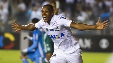 Jonathan Copete vive un buen momento en el Santos brasileño.