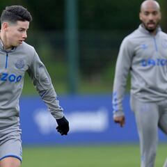 James Rodríguez entrena y queda listo para jugar ante Sheffield