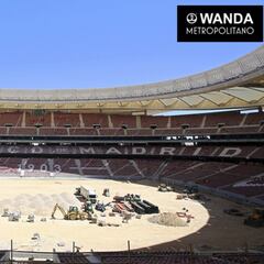 Atlético Madrid's Wanda Metropolitano nearing completion