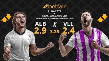 Albacete Balompié vs. Real Valladolid: horario, dónde ver, pronósticos y clasificación