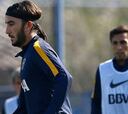 Sebastián Pérez es probado en el once titular de Boca Juniors