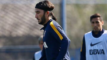 Sebastián Pérez, ex jugador de Atlético Nacional y que actualmente juega en Boca Juniors