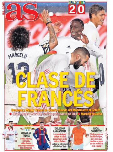 Las portadas de AS de febrero