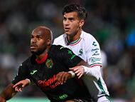 during the 3rd round match between Santos and FC Juarez as part of the Liga BBVA MX, Torneo Clausura 2026 at TSM Corona Stadium, on January 18, 2026 in Torreon, Coahuila, Mexico.