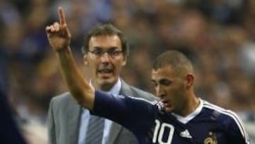 <b>CONFIANZA. </b>Blanc alineó Benzema ante Rumanía y Luxemburgo.