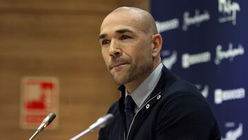 Manolo Gaspar, durante su &uacute;ltima rueda de prensa.