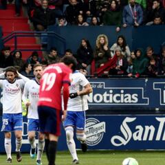 Osasuna 1-2 Zaragoza: resumen, goles y resultado del partido