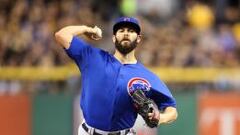 Jake Arrieta logr&oacute; once strikeouts en su partido completo contra los Pirates de Pittsburgh.