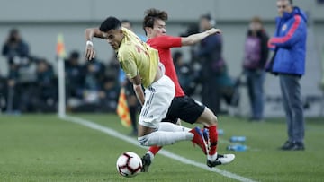 Luis Díaz, figura de Colombia ante Corea del Sur habló sobre su primera anotación con la Selección