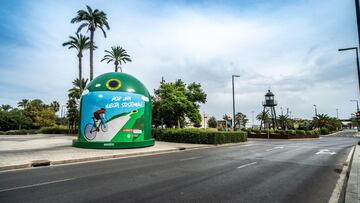 La Vuelta llega a Alicante con el contenedor más grande del mundo