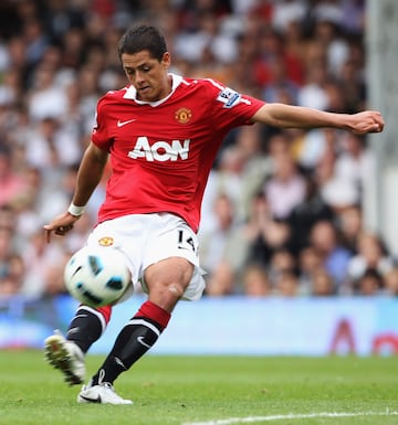 'Chicharito' fue fichado en 2010 por los 'Red Devils' y llegó a Old Trafford después de su participación con México en el Mundial de Sudáfrica.