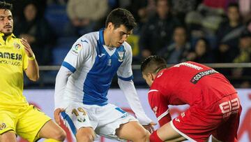 Ezequiel y Raúl García, bajas destacadas en la lista del Leganés para el Bernabéu