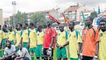 <b>ILUSIÓN. </b>Los jugadores de Malí quieren hacer un buen papel.