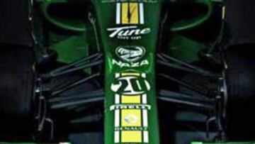 <b>PECULIAR. </b>El aspecto del frontal del CT01 es muy particular.