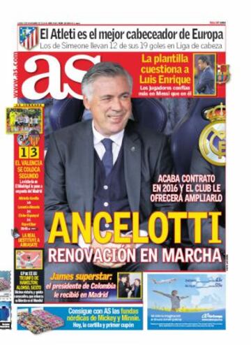 Las portadas de AS de noviembre