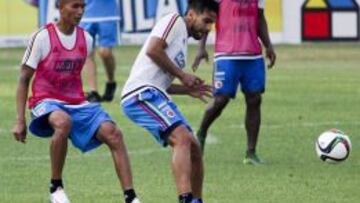 Falcao en el primer entrenamiento con la Selección Colombia de cara al duelo ante Perú por la primera fecha de Eliminatorias