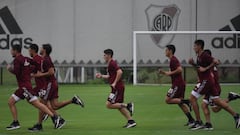 River se entrenó en Ezeiza y ya piensa en el Rojo