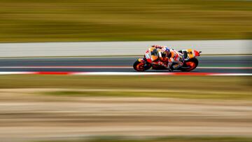 Dani Pedrosa en Montmeló.