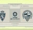 Resumen del Zaragoza vs Sabadell de la Liga SmartBank