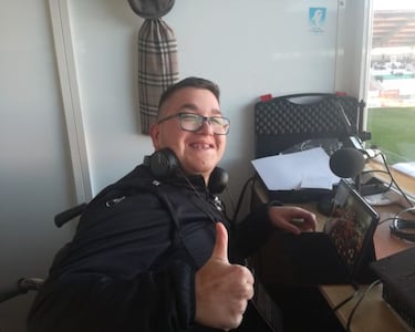 Los goles en el Ruta de la Plata los canta el speaker más joven de España