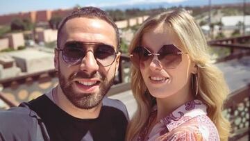 El futbolista Dani Carvajal y la modelo Daphne Cañizares.