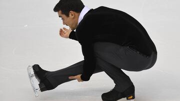 Javi Fernández domina el programa corto en Grenoble