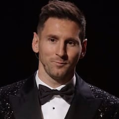 Los detalles del traje de Messi en la gala del Balón de Oro