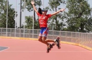 María José Moya fue campeona del mundo de patinaje y escogida como la mejor deportista del año en Chile.