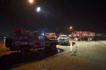 La sexta etapa del Dakar2017 entre Oruro y La Paz  fue suspendida por las fuertes lluvias.