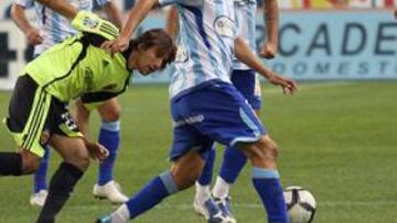 <strong>NO PUDO EL ZARAGOZA.</strong> El Málaga hizo bueno el resultado del partido de ida.