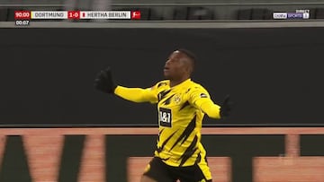 El gol de Moukoko (16 a?os) que quita hoy el foco a Haaland