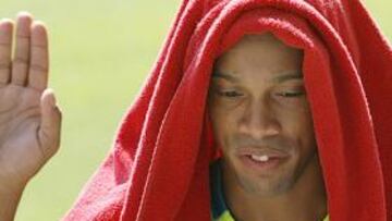 <b>DESPEDIDA.</b> El 'crack' brasileño, venido a menos, podría definitivamente no volver a vestir la camiseta del Barcelona.