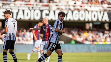 Hugo González debutó como albinegro ante el Levante UD.