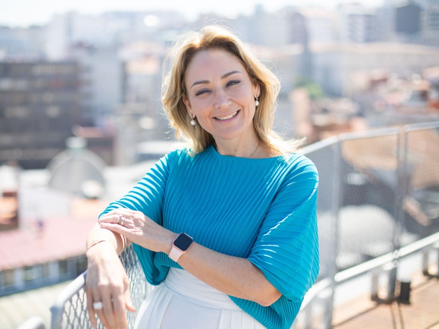 Marian Mouriño en el campo