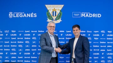 PRESENTACION DE ANDRES PARDO COMO DIRECTOR DEPORTIVO DEL LEGANES
JEFF LUHNOW PRESIDENTE DEL LEGANES
1.04.25