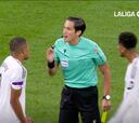 Ya conoce a los árbitros españoles: vean la primera amarilla a Vinicius que encolerizó al Bernabéu