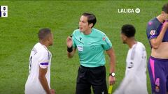 Ya conoce a los árbitros españoles: vean la primera amarilla a Vinicius que encolerizó al Bernabéu