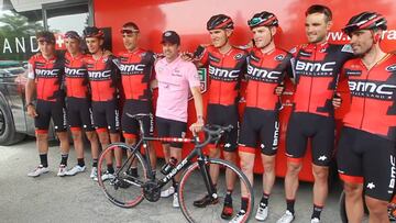 El actor Patrick Dempsey fue la gran atracci車n del Giro