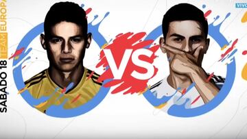 James y Dybala palpitan la final de la Copa América