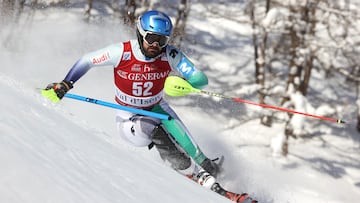 Quim Salarich, en un eslalon de la pasada temporada en Garmisch.