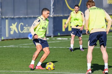 Brian Ocampo en un entrenamiento en la Ciudad Deportiva.
