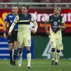 Sebastián Córdova marcó el gol 6 mil en la historia del América, lo hizo frente a Chivas