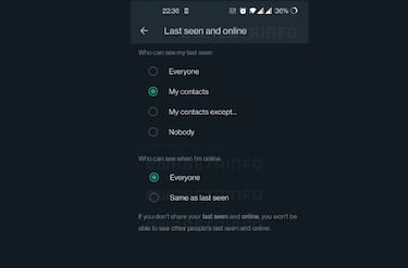 WhatsApp por fin te permitirá ocultar tu estado "En línea"