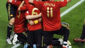 <strong>CAMPEONES.</strong> España se proclama campeona de Europa.