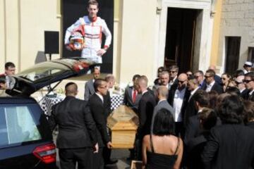 Funeral de Jules Bianchi en Niza.