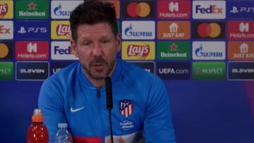 Simeone: "El Oporto parte como favorito..."