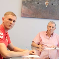 Edu Luna, la primera renovación para el Real Murcia 2020-21