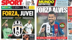 La prensa de Barcelona no se tapa: "Força Juve"
